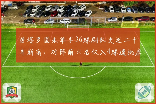 劳塔罗国米单季36球刷队史近二十年新高,对阵前六名仅入4球遭批虐菜标签